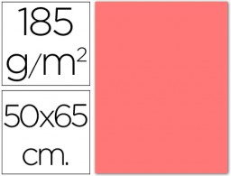 Cartulina Guarro 50x65cm. 185g/m² rosa